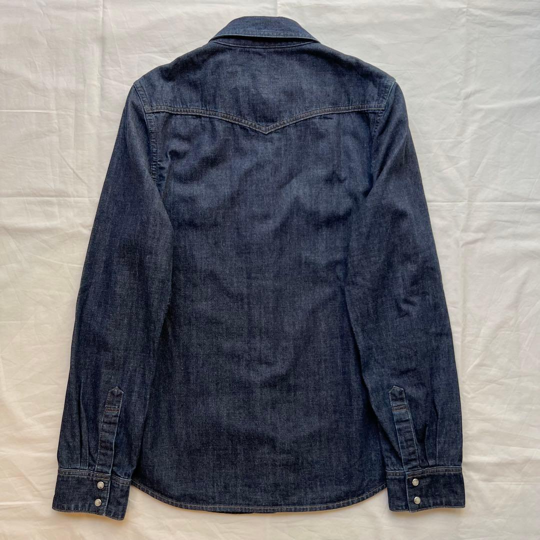 【2度着用】allureville アルアバイル デニム シャツ M ダンガリー