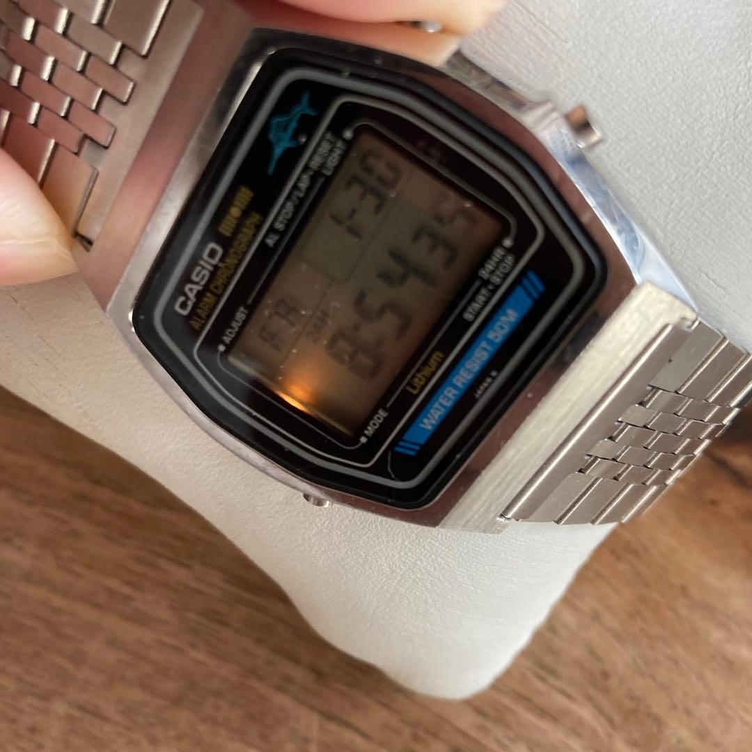 CASIO W-35 80s Marlinカジキ カシオマーリン　　ビンテージ
