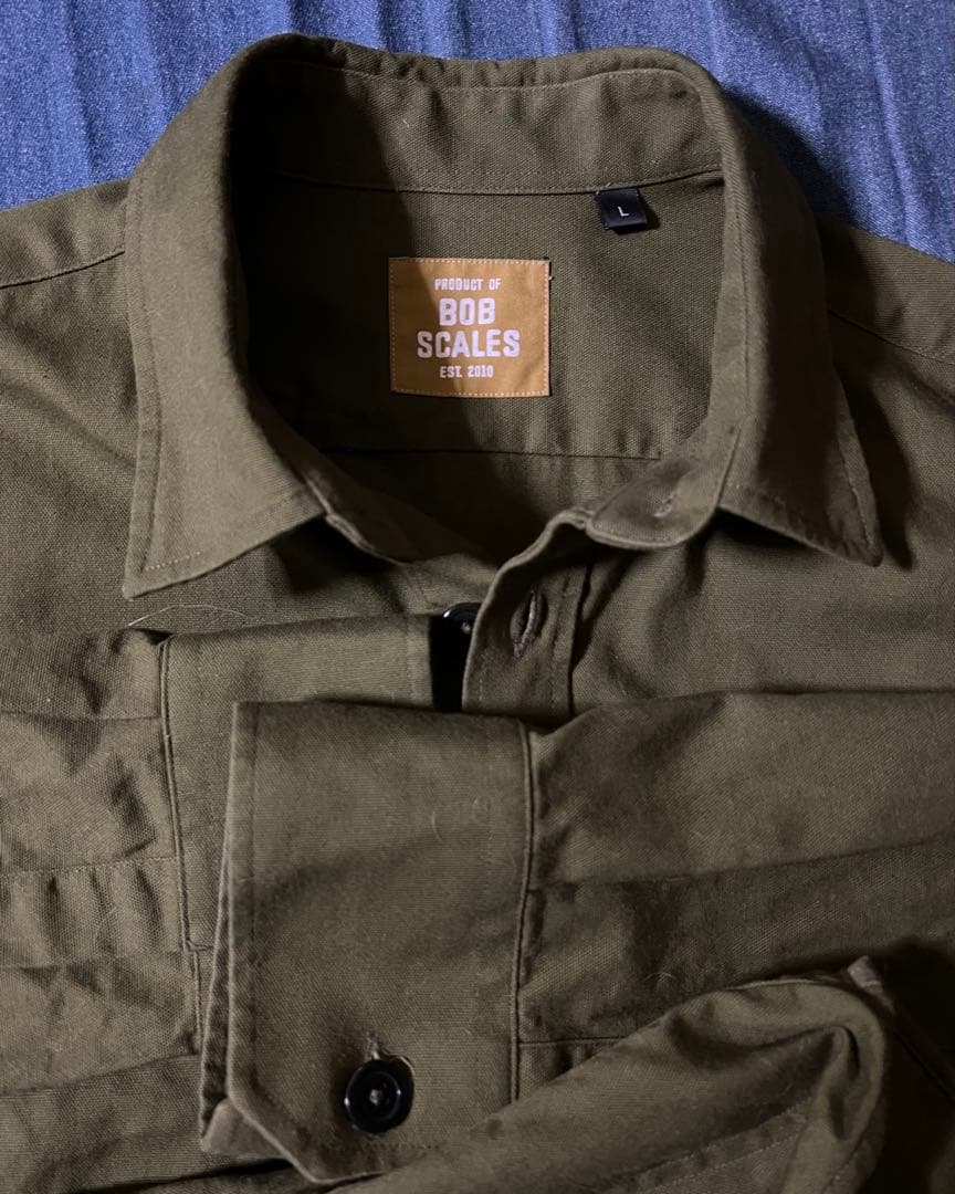 BOB SCALES Utility Shirt サイクリング バックポケット