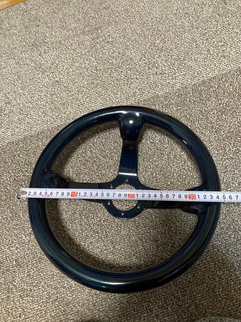 ダークブルー 3本スポーク ステアリング