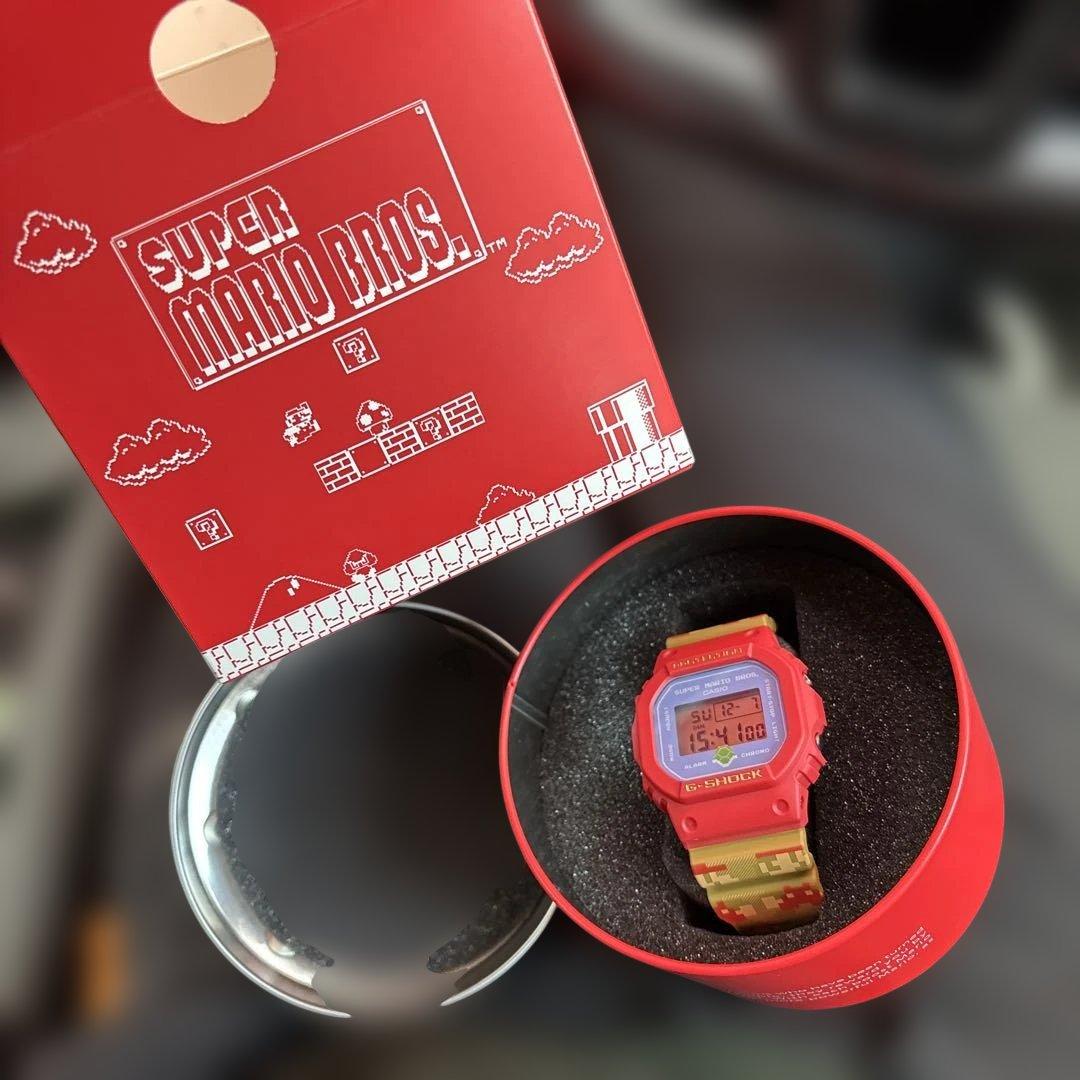 最安値‼️マリオコラボG-SHOCK腕時計