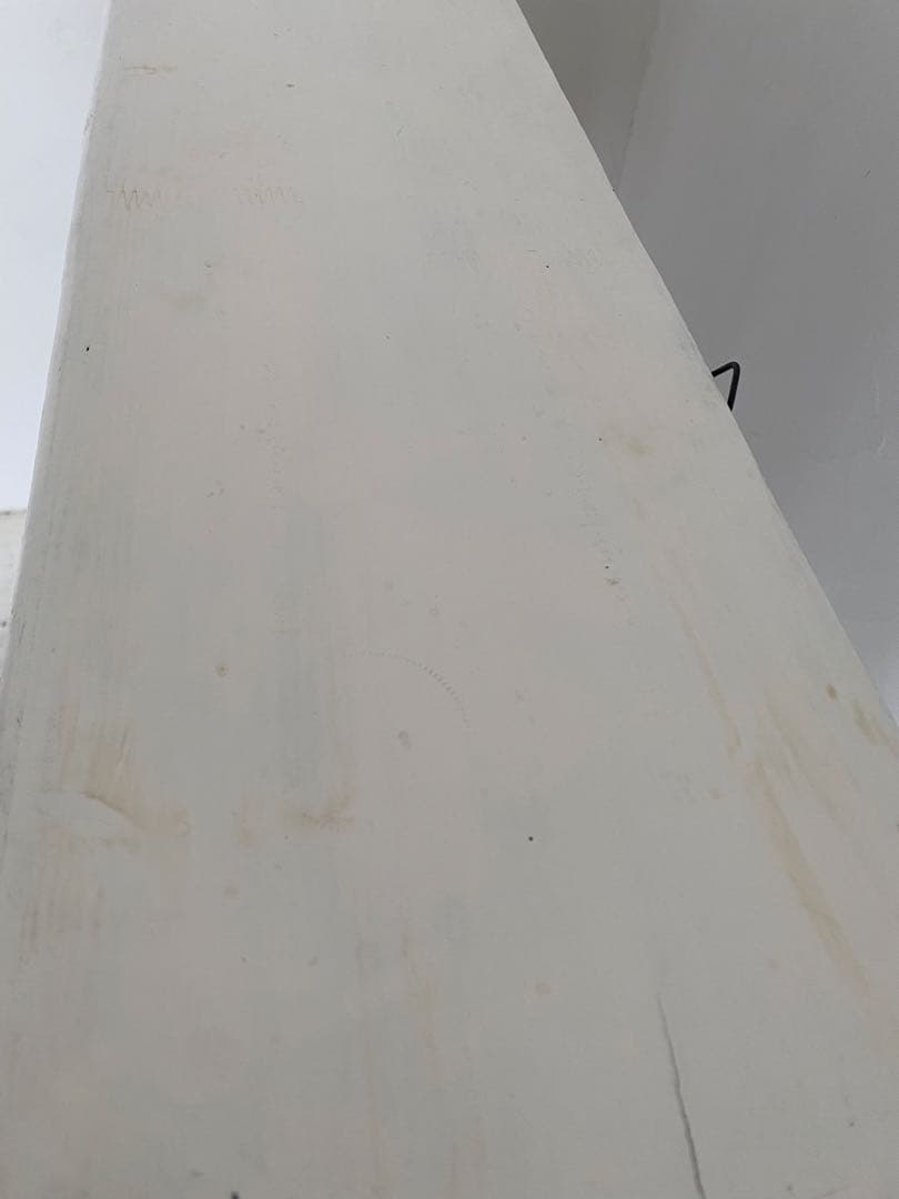 マントルピース　ホワイト 木製　シャビー