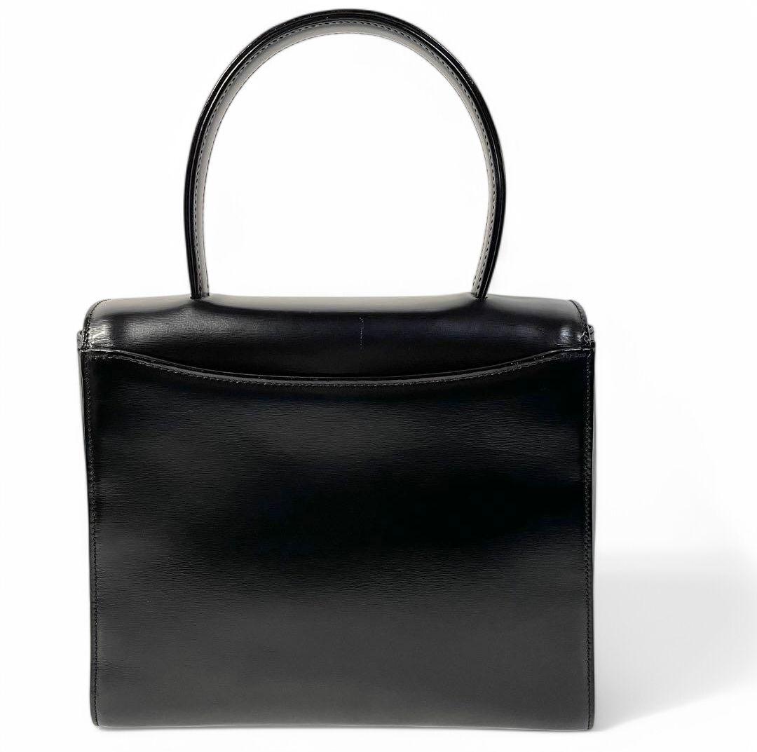 正規品 ジバンシー ハンドバッグ ゴールド金具 フォーマル 鞄 黒 ブラック 革