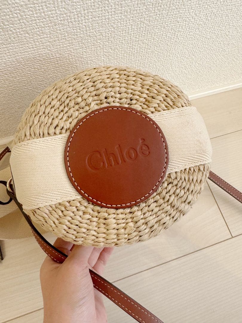 【最安値】CHLOE かごバッグ ベージュ