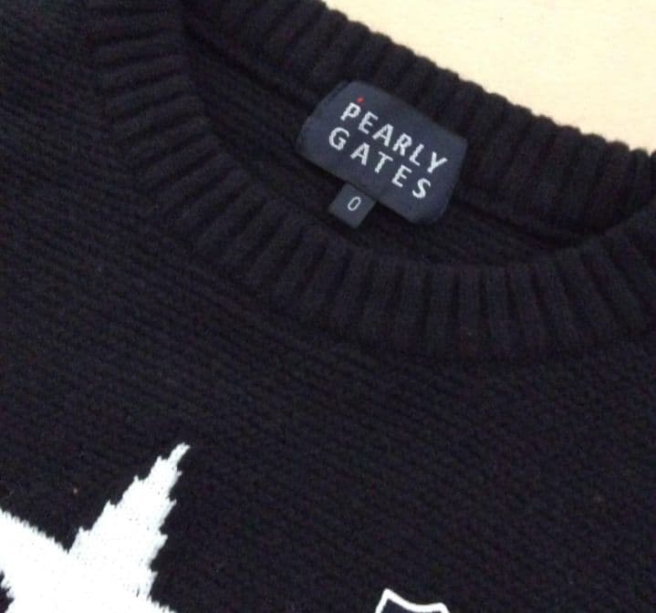 PEARLY GATES 星柄セーター Sサイズ スカートセーターセットアップ