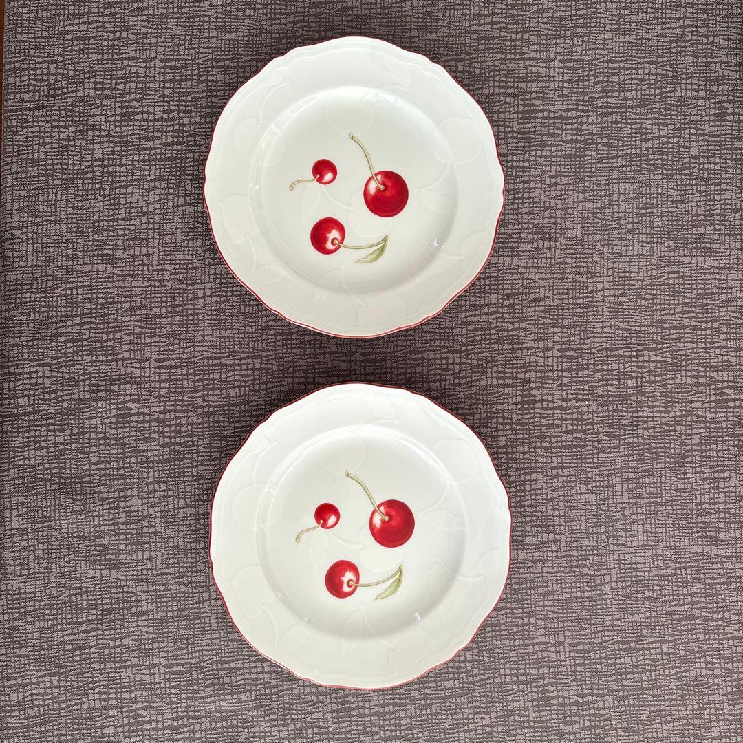 リチャード　ジノリ 21cm アンティコチェリー　2枚セット