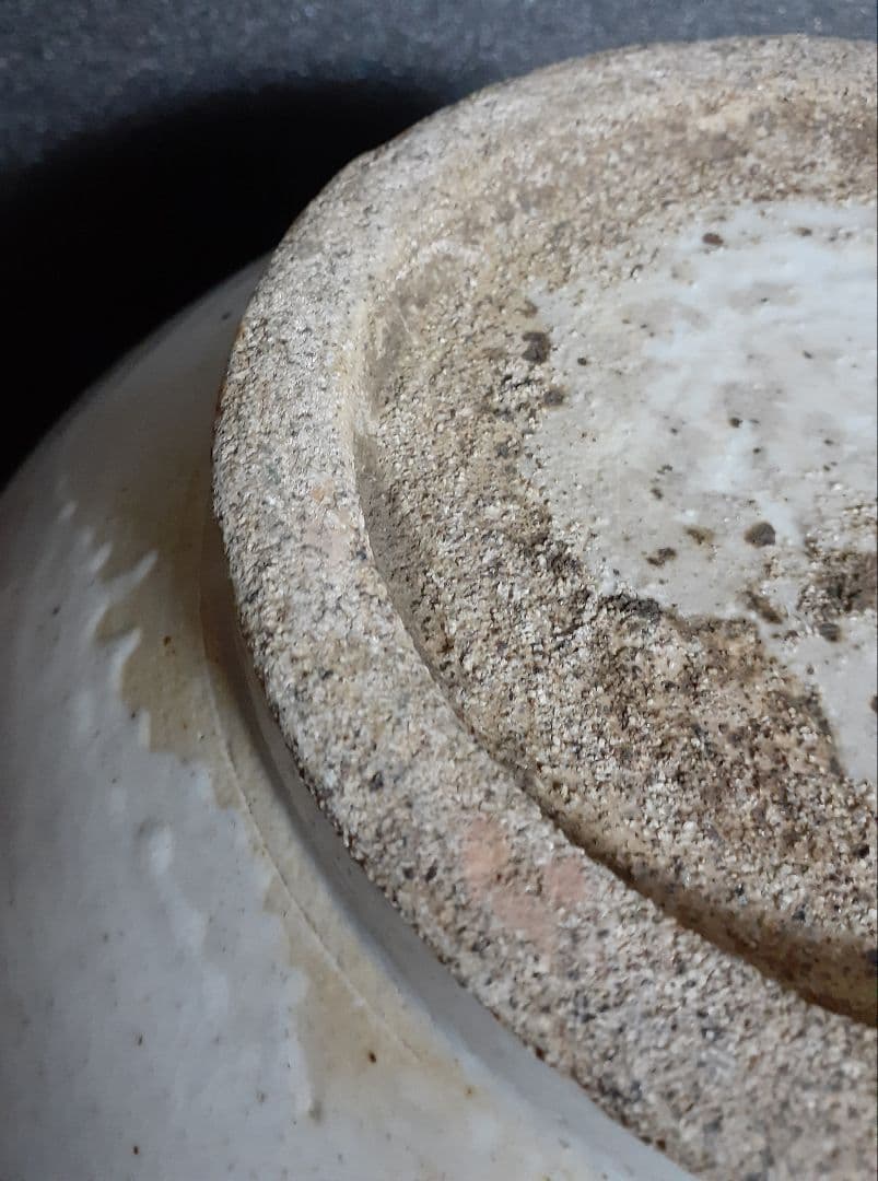 【名品大作】朝鮮古美術　朝鮮古陶磁器　古玩　李朝　辰砂　蓮花図　提灯大壺　【迫力