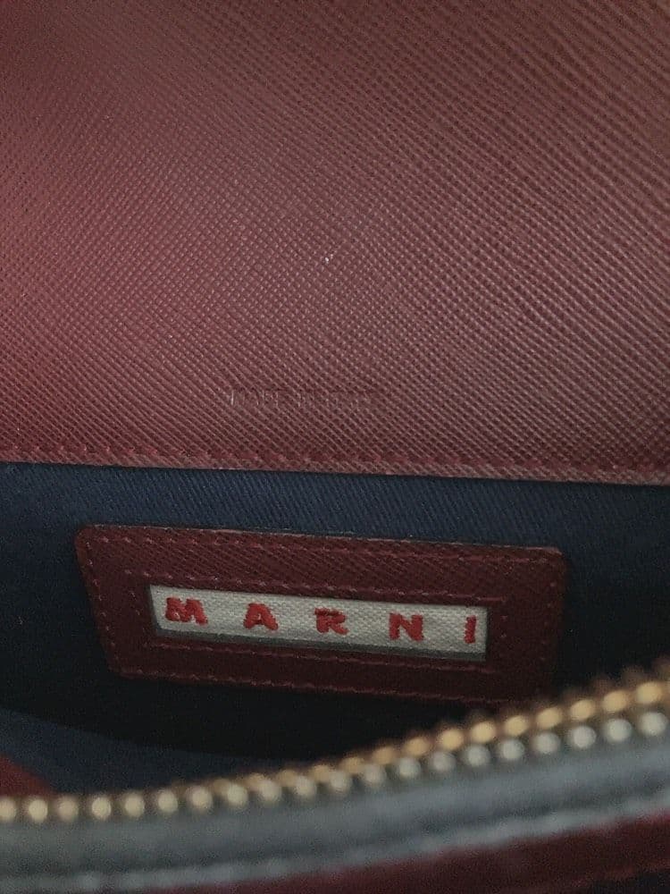 MARNI　マルニ　TRUNK BAGトランクミニ　レザー　ショルダーバッグ