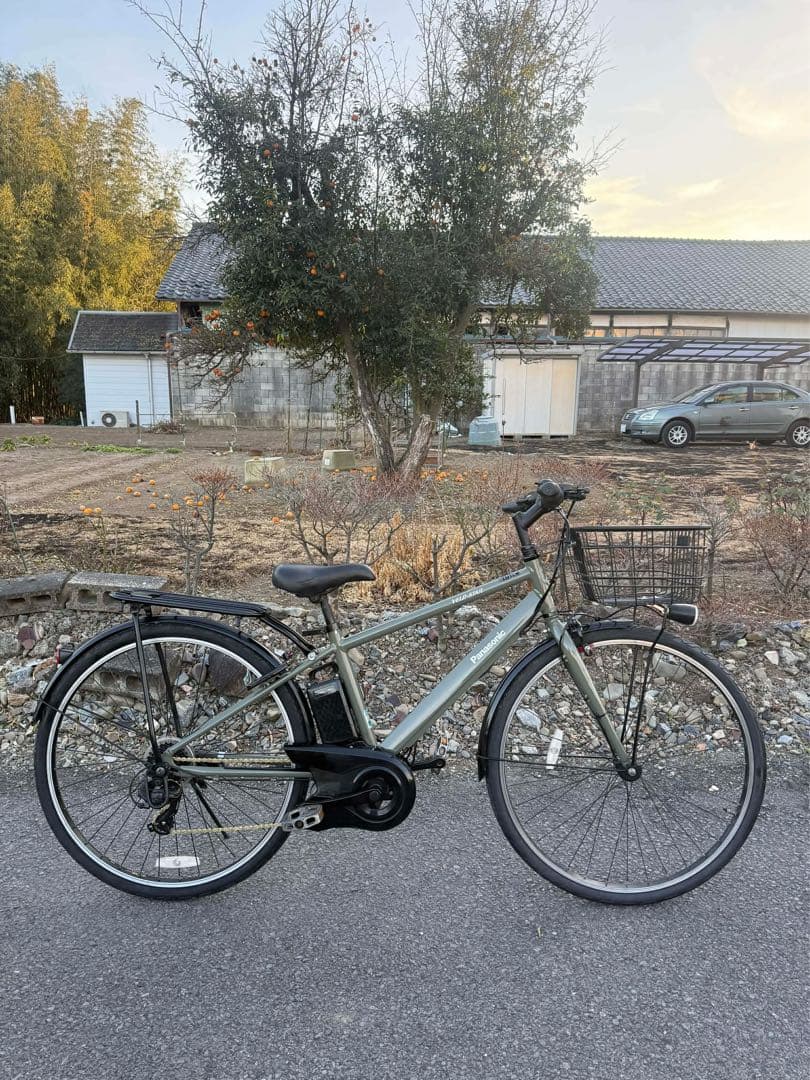 電動アシスト自転車 オリーブグリーン