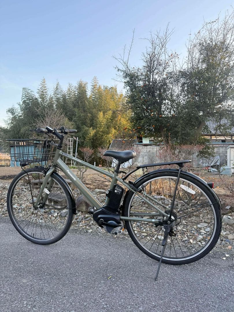 電動アシスト自転車 オリーブグリーン