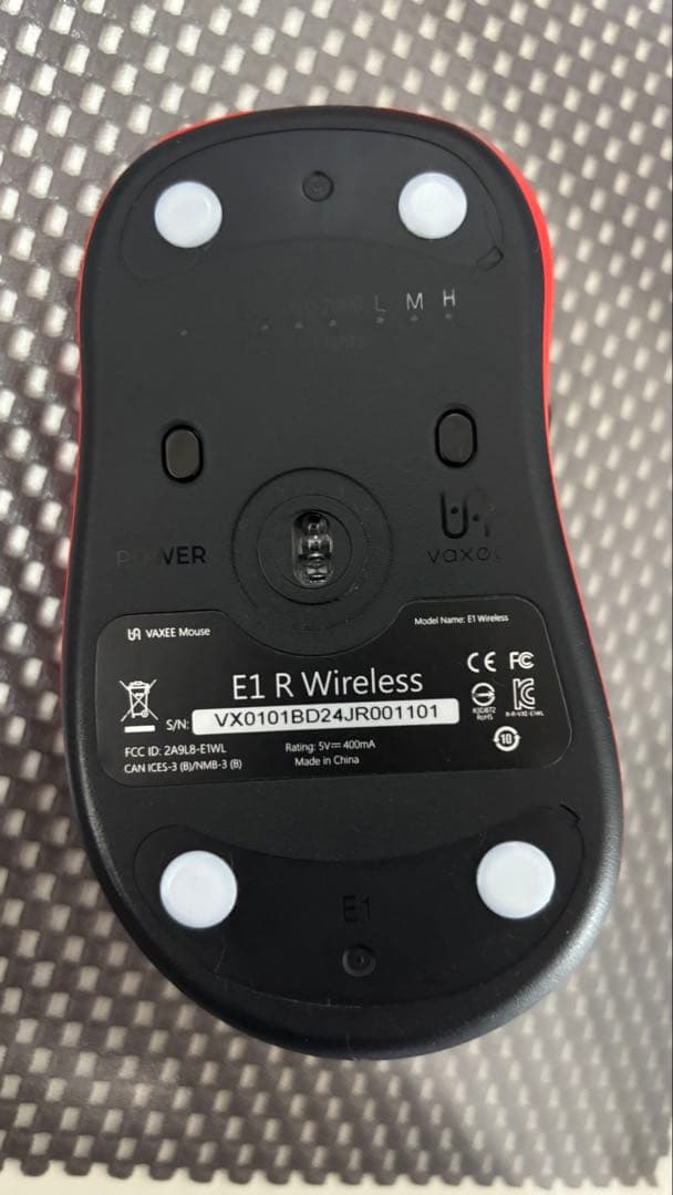 マウス・トラックボール vaxee E1 Wireless Mouse 4K