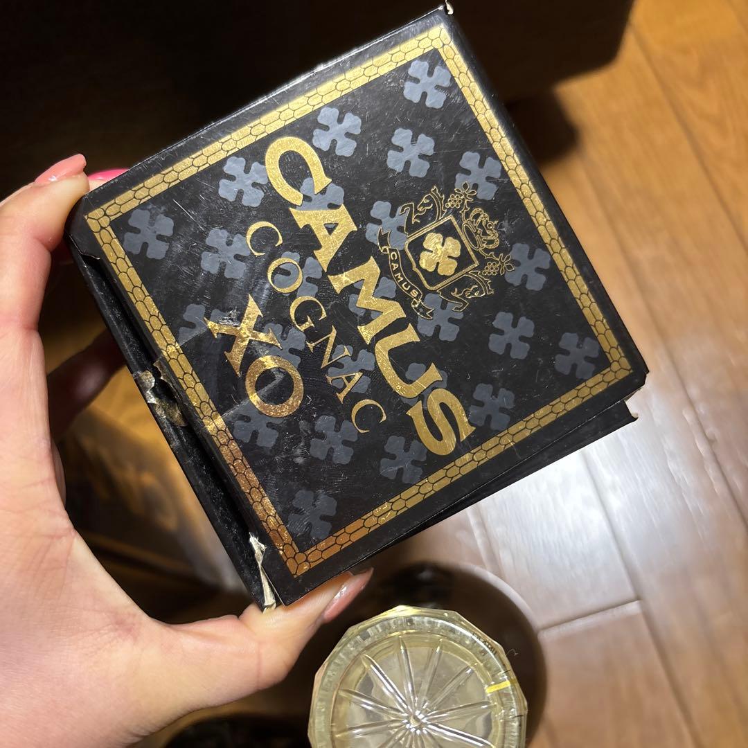 CAMUS★XO★コニャック★ロングネック700mlオールドボトル★2点セット