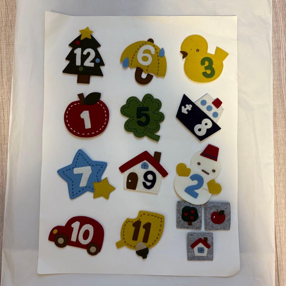 【新品未使用】Familiar ファミリア　カレンダー　万年カレンダー