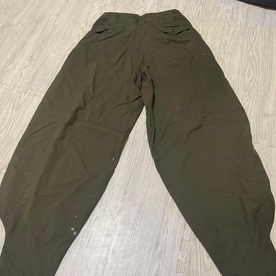 千曲屋 上下セット　グリーン　グレーセット　LL