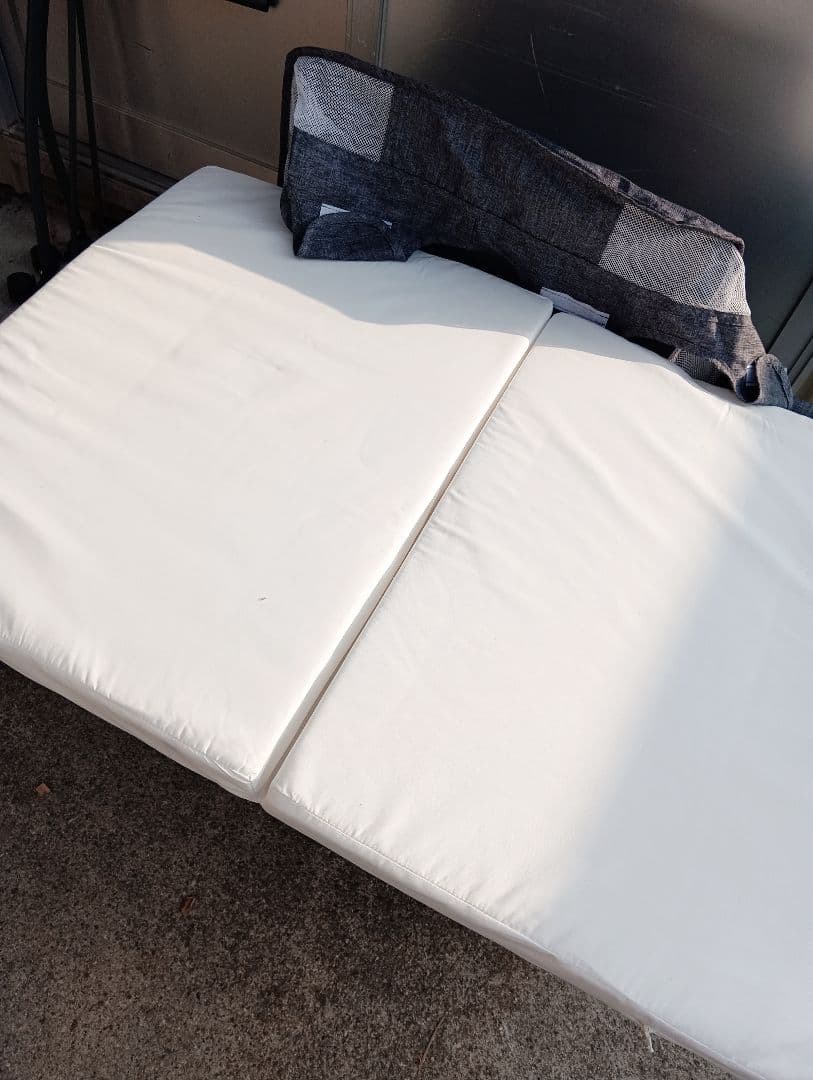 R★UBRAVOO ベビーベッド　ゆりかご　折りたたみベビーベッド　グレー