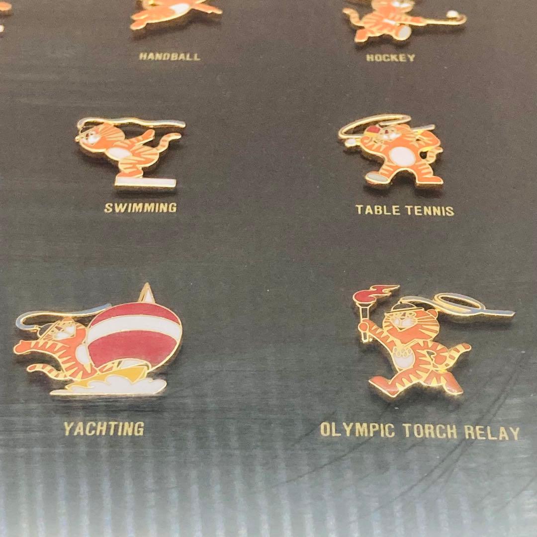 1988年 ソウルオリンピック ホドリ バッジシリーズ セット ネ1