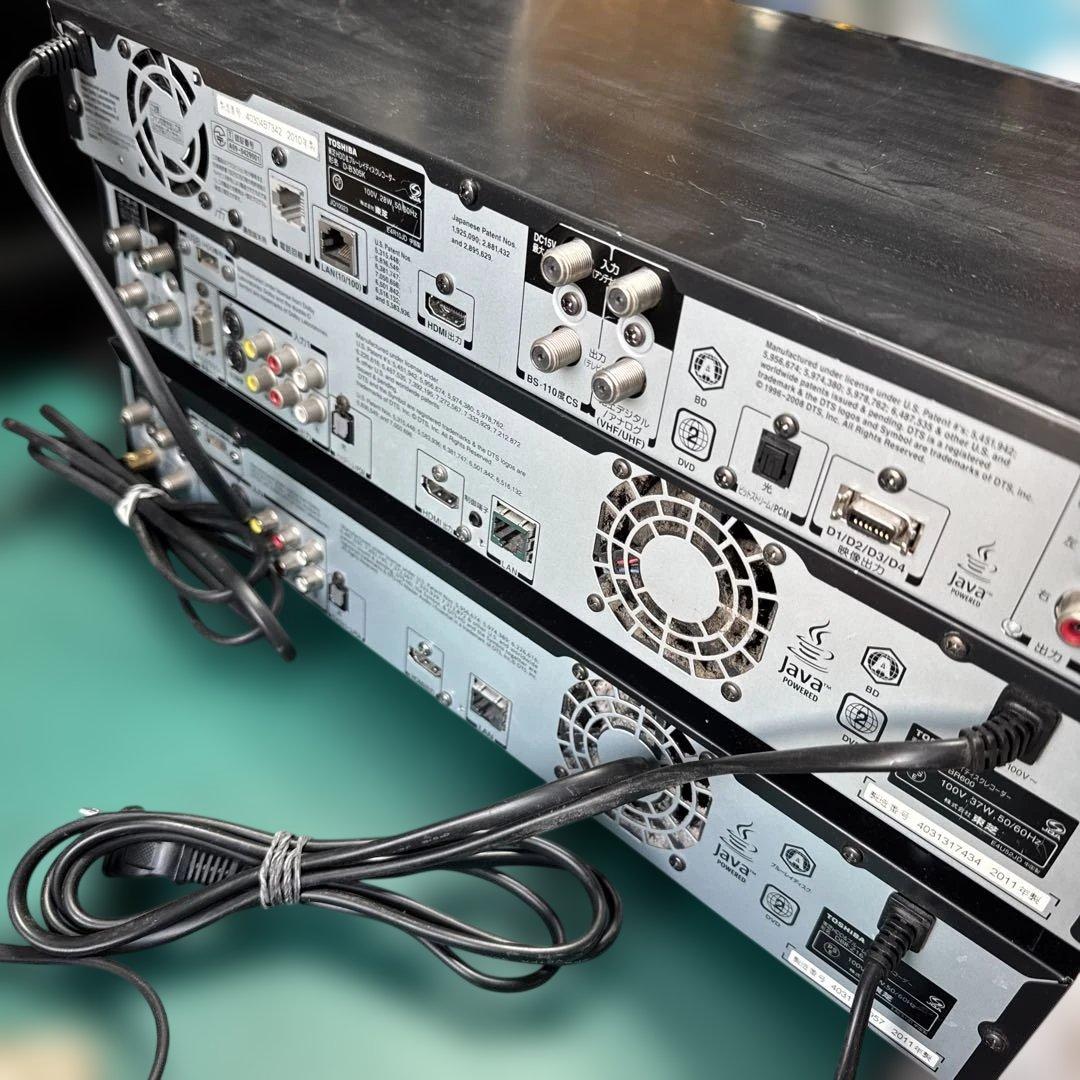 TOSHIBA ブルーレイレコーダー　動作未確認　3台