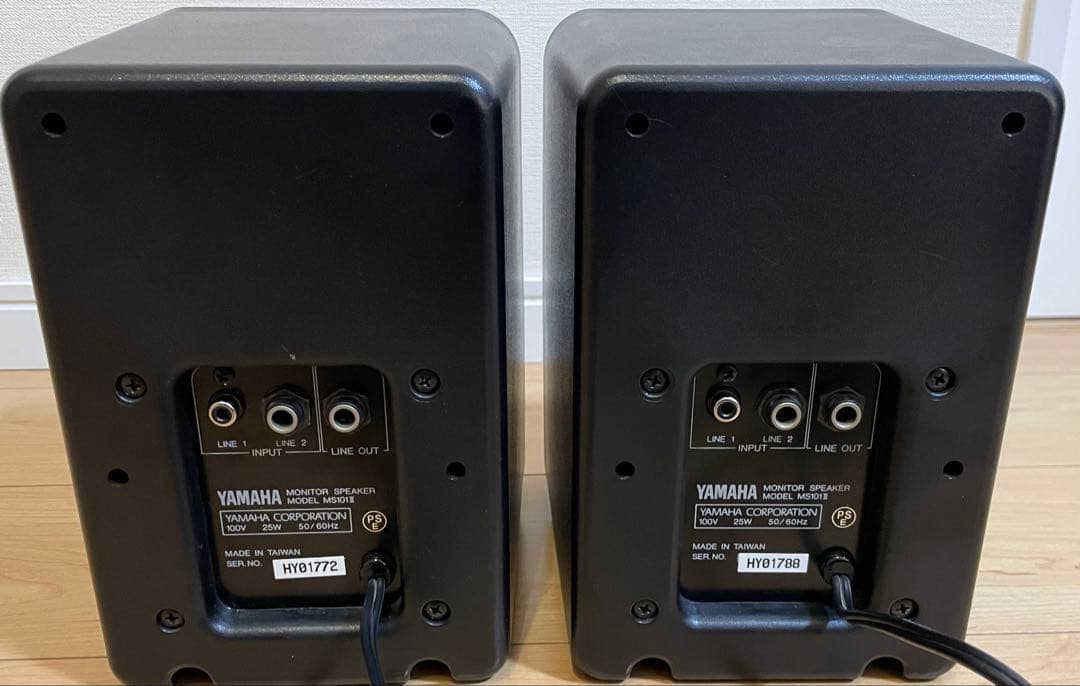 【美品】ヤマハ YAMAHA モニタースピーカー MS101 Ⅱ