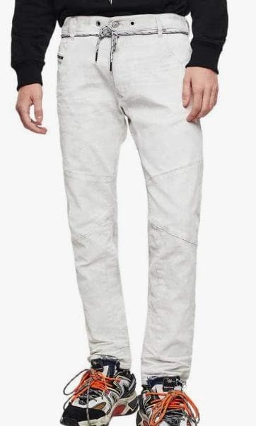 DIESEL 未使用美品限定モデル コーティングホワイトジョグジーンズ