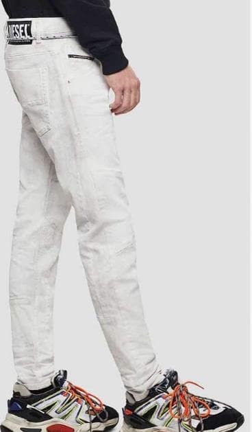 DIESEL 未使用美品限定モデル コーティングホワイトジョグジーンズ