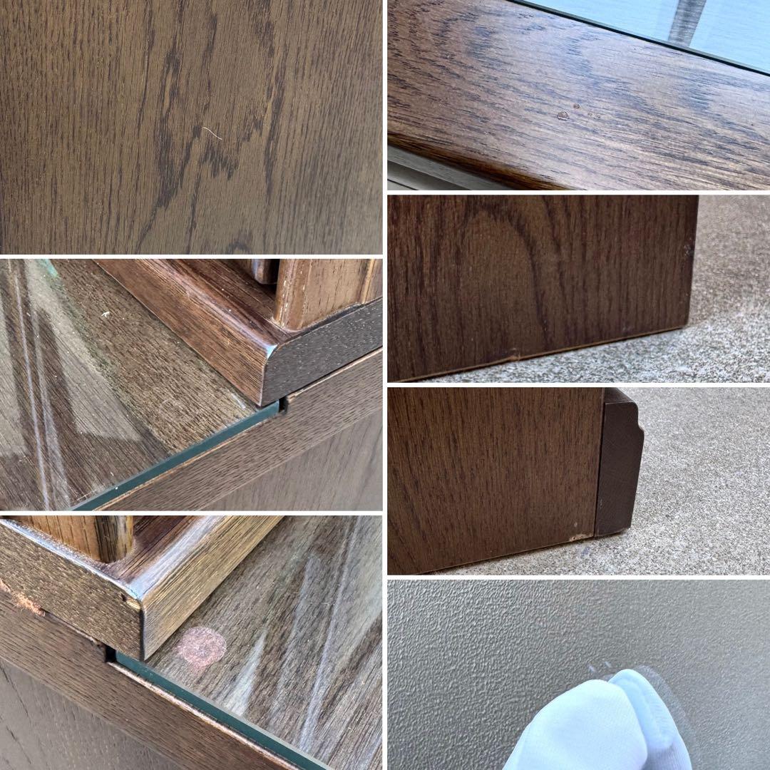 美品✴︎カリモク ドレッサー 3面鏡 化粧台 鏡台 ライト付 スツール付