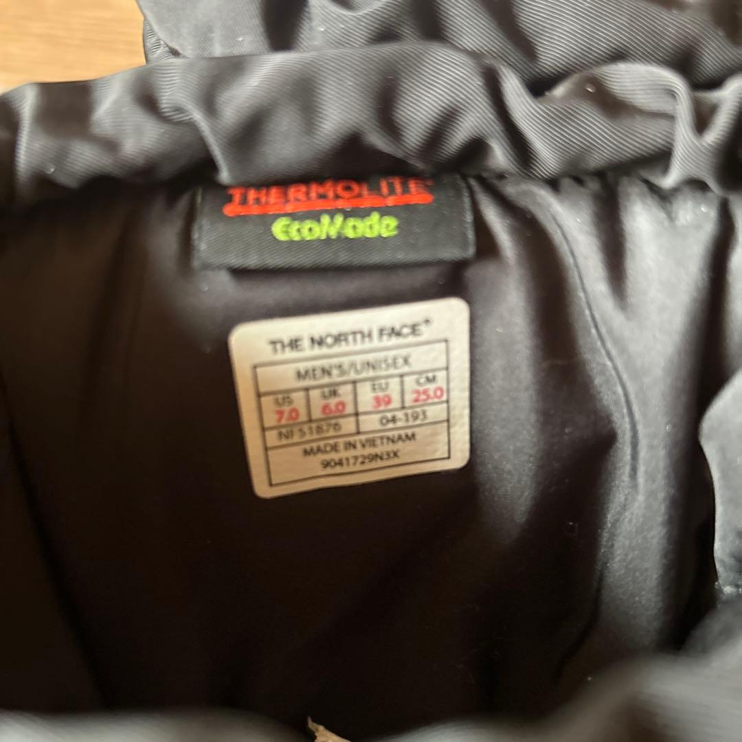 ノースフェイス Nuptse Bootie WP Ⅵ Logo 25cm