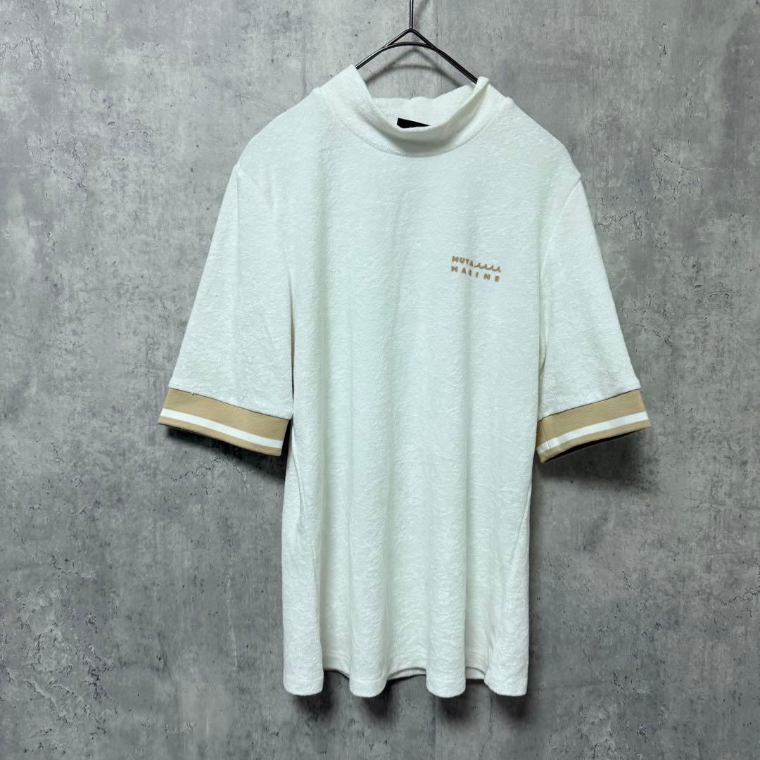 # muta MARIN GOLFパイル ハーフスリーブモックネックシャツ