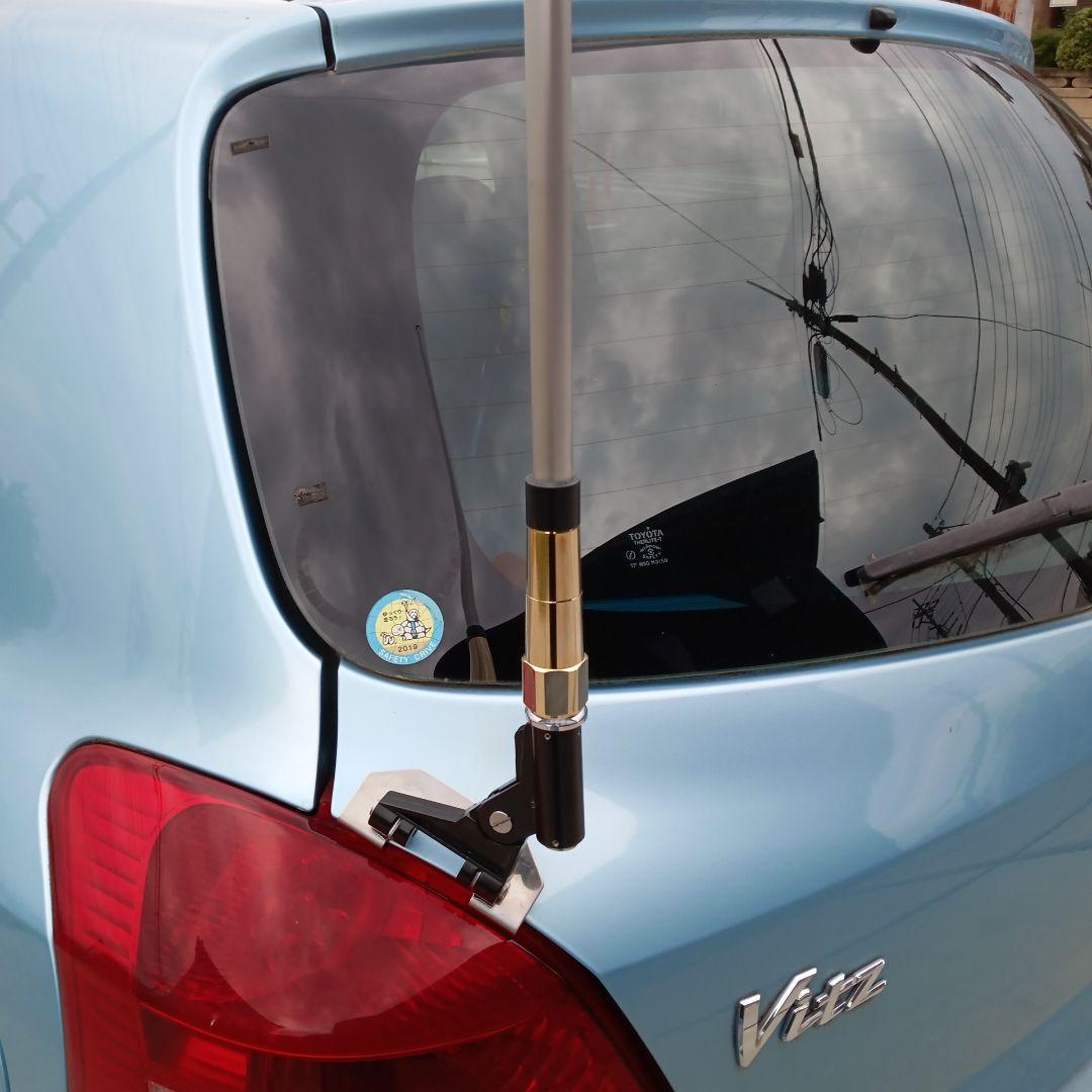 国産パイオニアパーソナルアンテナタイプ・取り付基台風林火山黒色