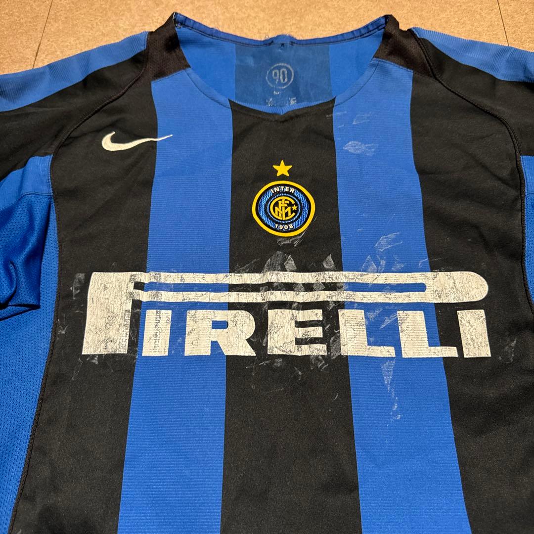 Nike Inter インテル　ユニフォーム　長袖　ビンテージ　2004-05