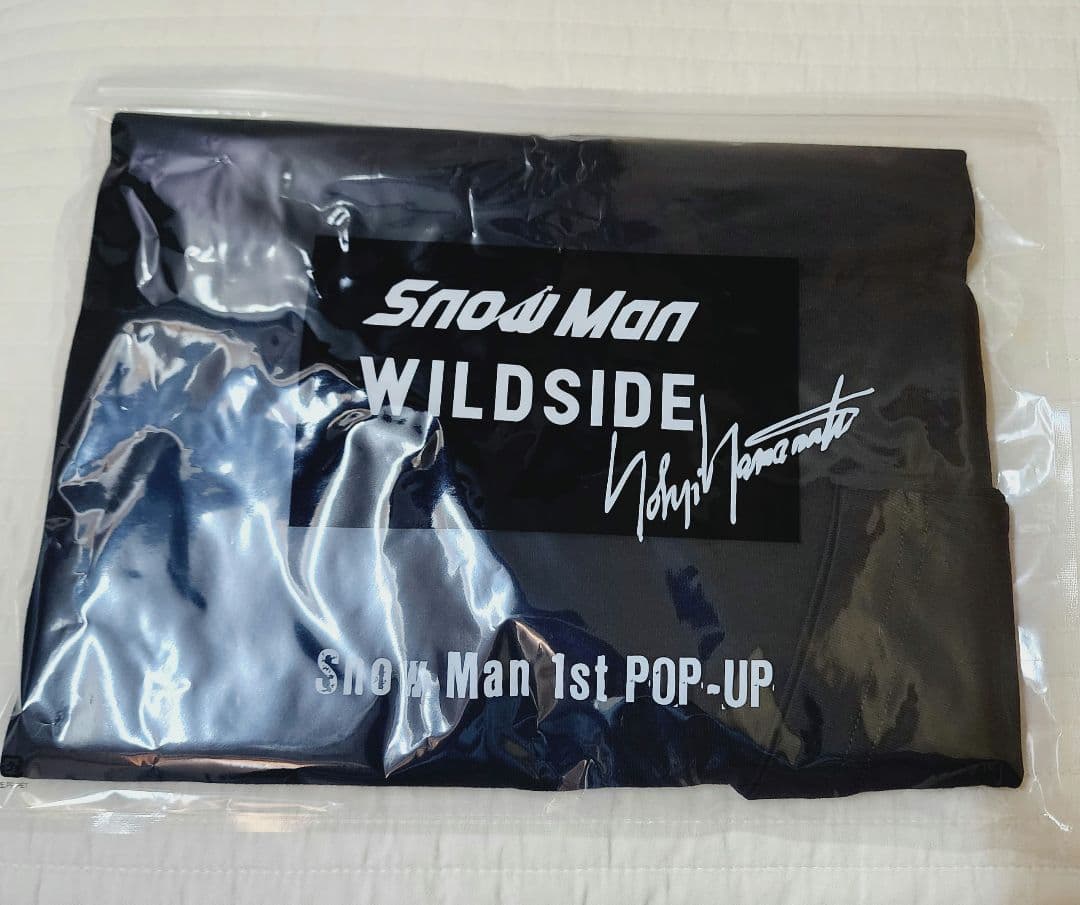 Man WILDSIDE Tシャツ 黒 ポップアップ 韓国