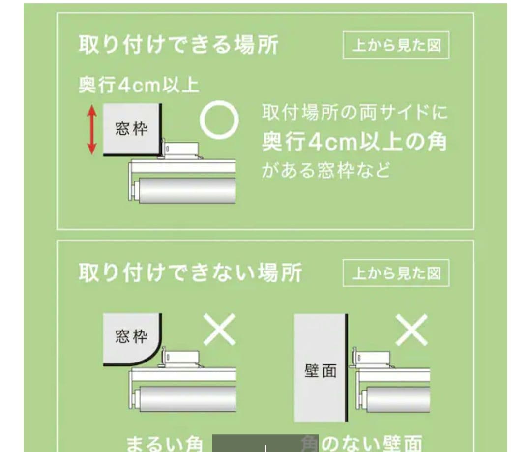 つっぱり遮光ロールスクリーン 幅180×丈200(取り付け対応幅136～180)