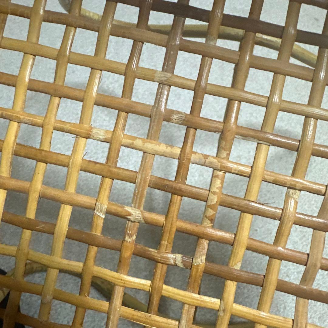 ラタン製　ランドリーバスケット