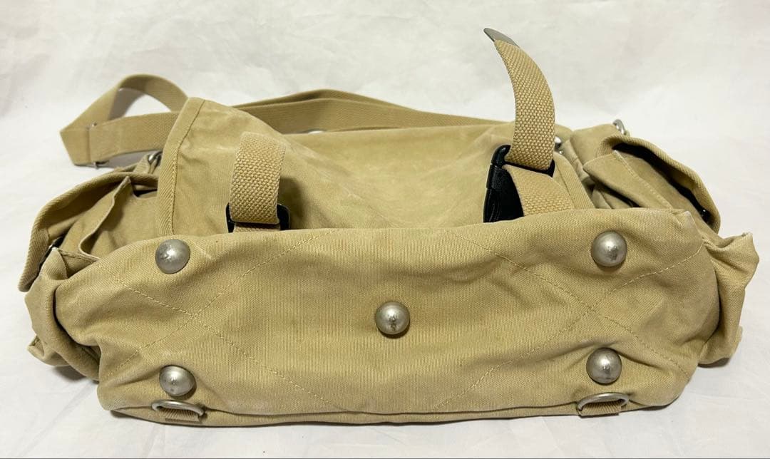 一澤帆布　信三郎帆布　ショルダーバッグ　3WAY 希少　ベージュ