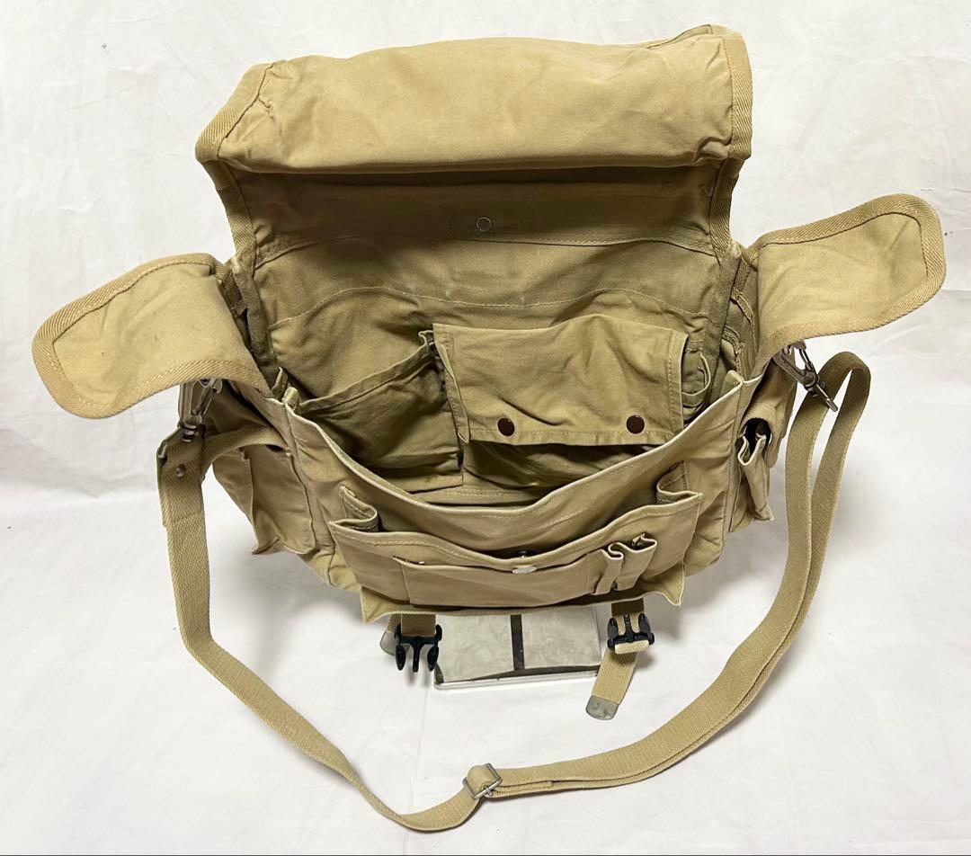 一澤帆布　信三郎帆布　ショルダーバッグ　3WAY 希少　ベージュ