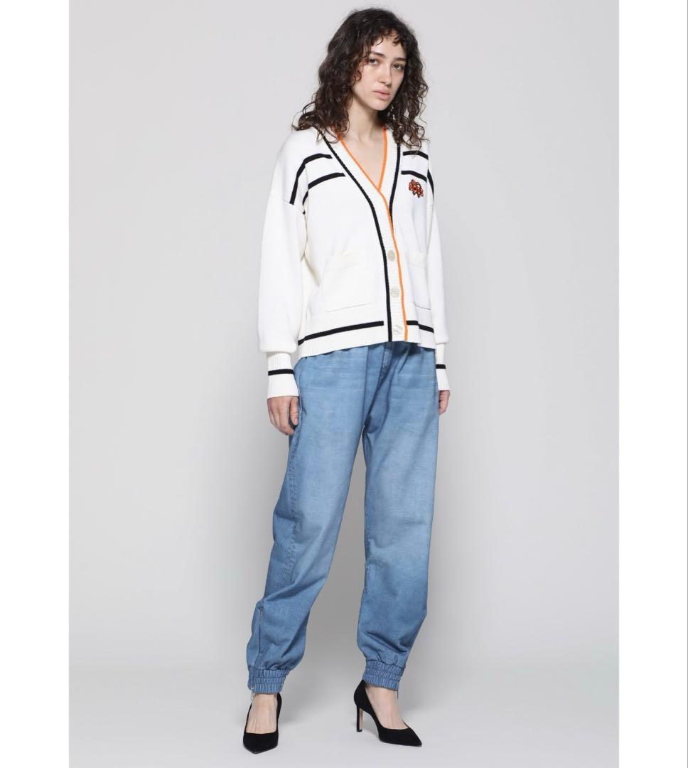 HUGOBOSSリアロゴ＆ライン オーガニックコットン カーディガン テニス刺繍