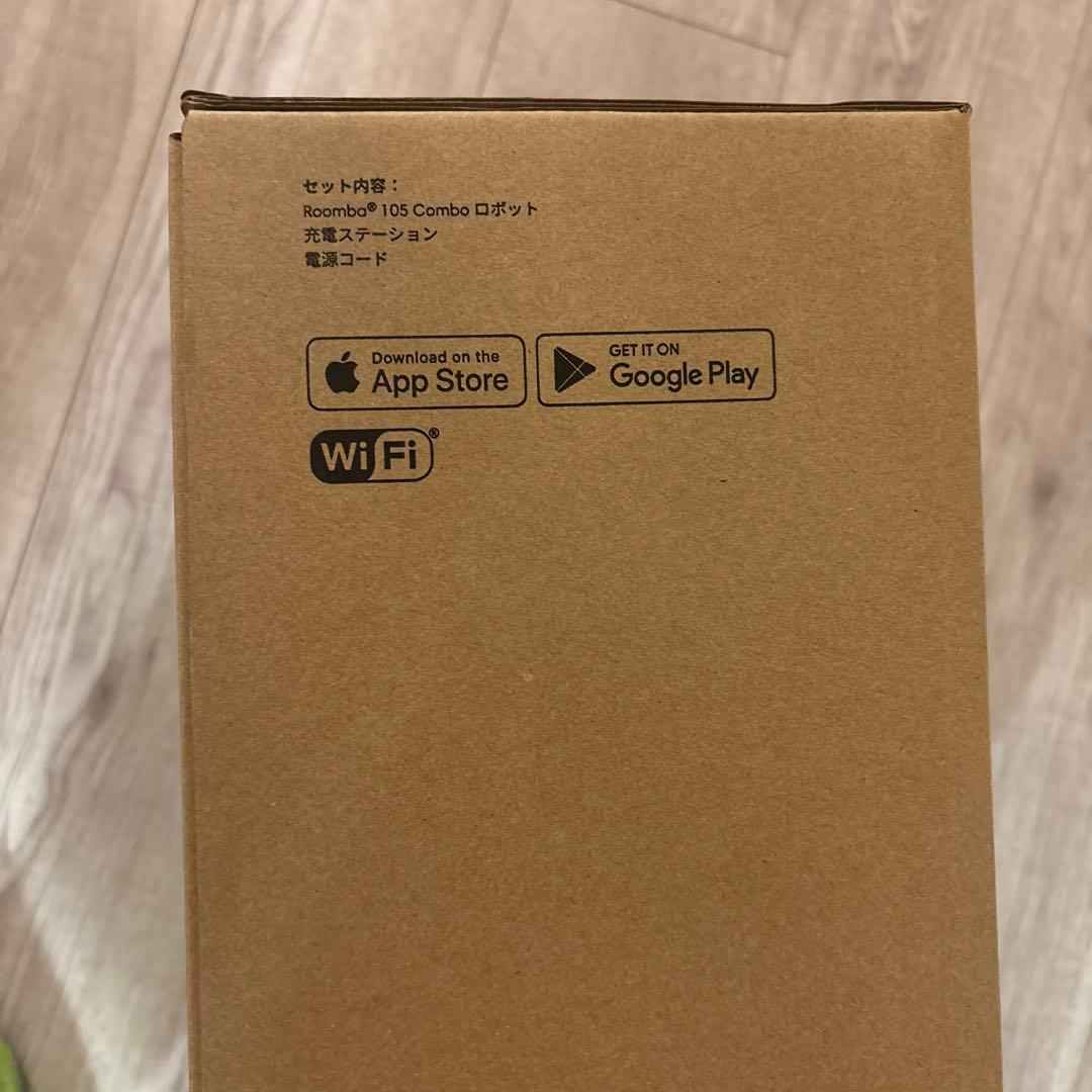 【新品未使用】Roomba 105 Combo ロボット掃除機　ブラック　保証付