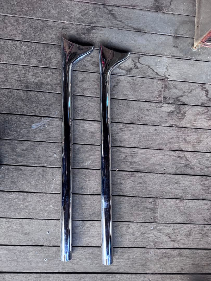 ショベル flh４速フィッシュテールマフラー