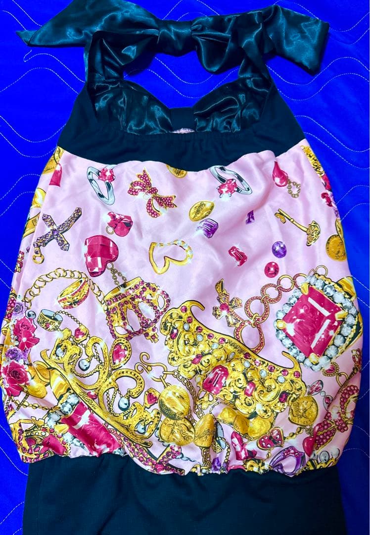 MA＊RS❤️ジュエル柄リボンワンピース 当時品 美品