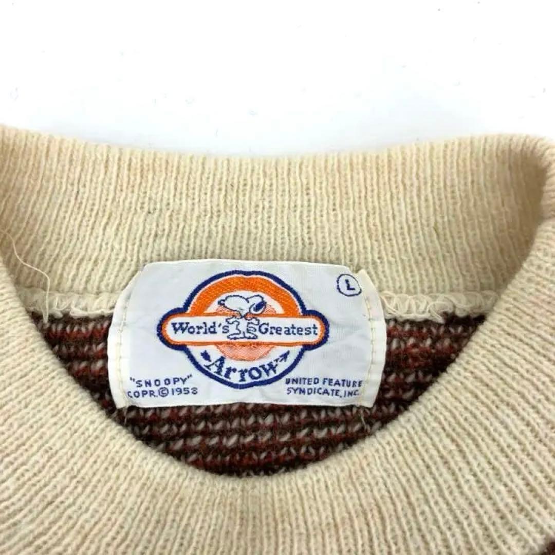 70's 80's Arrow スケボー スヌーピー セーター