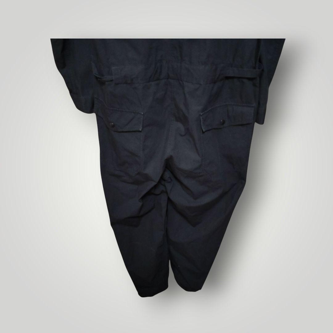 ジョンブル ミリタリージャンプスーツ つなぎ サロペット 作業着 M 黒