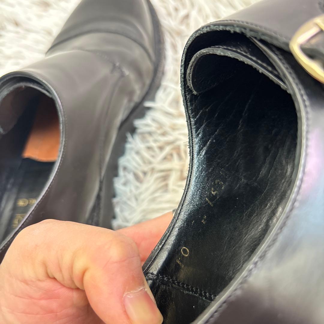 CAMINANDO ダブルモンクストラップシューズ ブラック