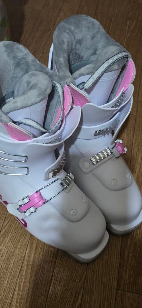 HEAD 子ども用スキー ブーツ ジュニア ホワイト/ピンク 24.5 新品