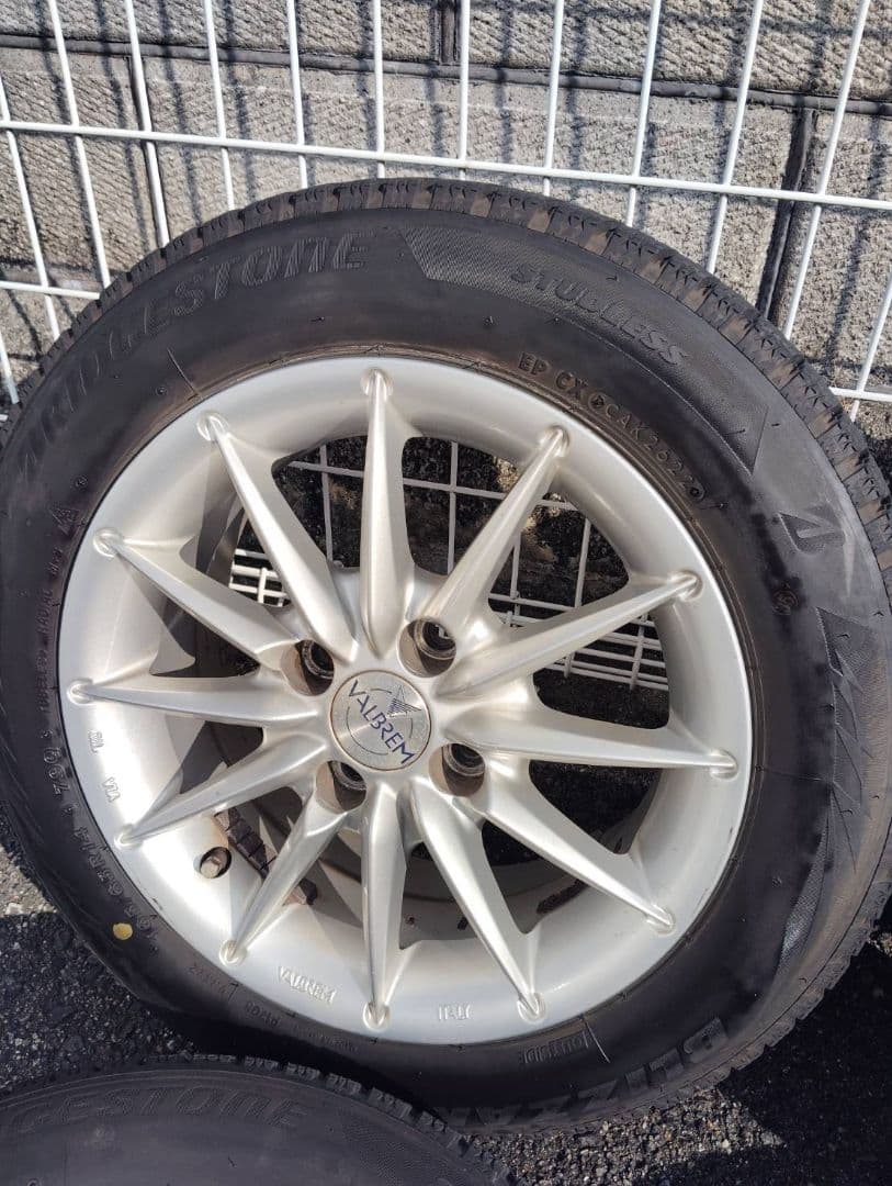 ①VALBREM 14インチ スタッドレス４本セット(２本価格)①②セット品