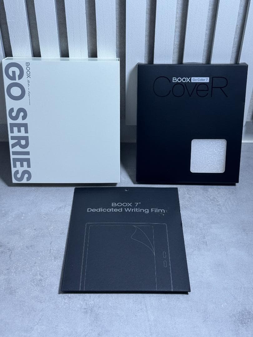 電子ペーパータブレット BOOX Go 7 カバー付+フィルム付き