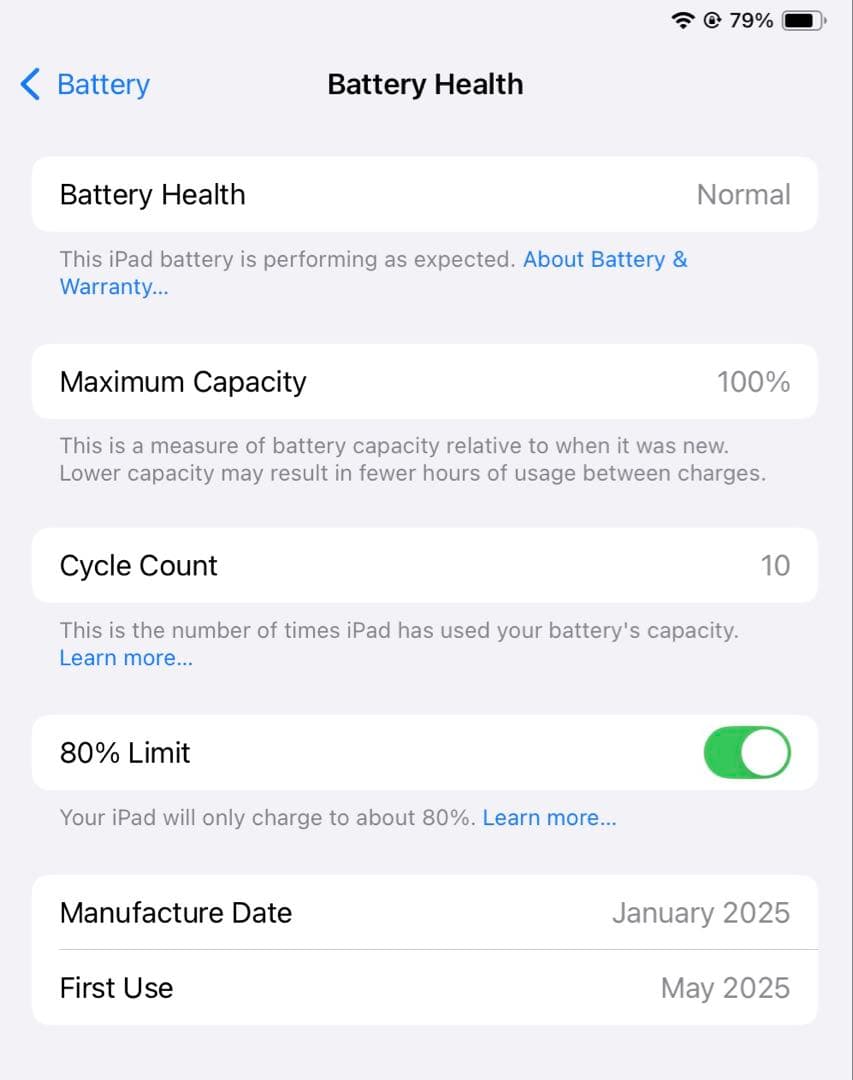 11インチiPad Air M3 Wi-Fiモデル 128GB スターライト