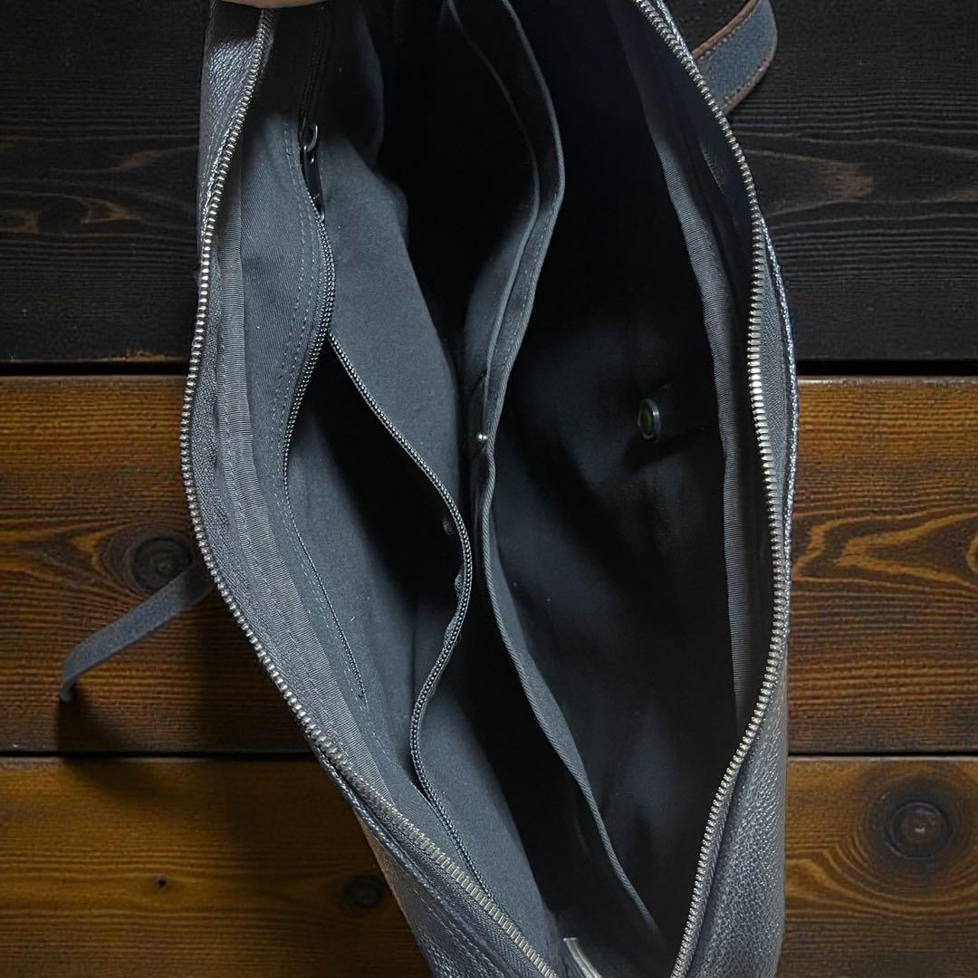 レア PORTER x UNITED ARROWS 黒 レザー ビジネスバッグ