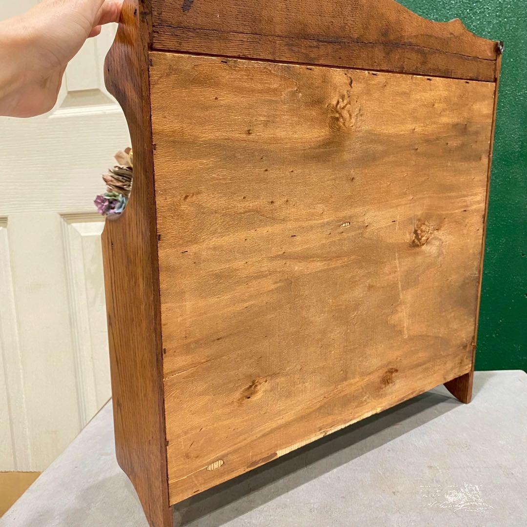 ウォールラック 壁掛け シェルフ 木製ラック インテリア 棚 カントリー