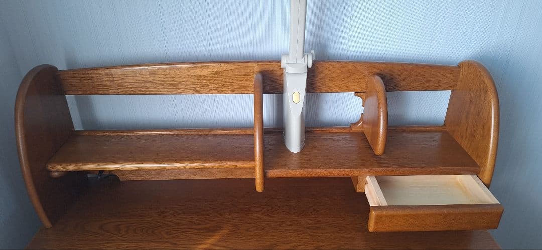 ②浜本工芸学習机のセット(４点フルセットでの購入の方限定)2点目・本棚