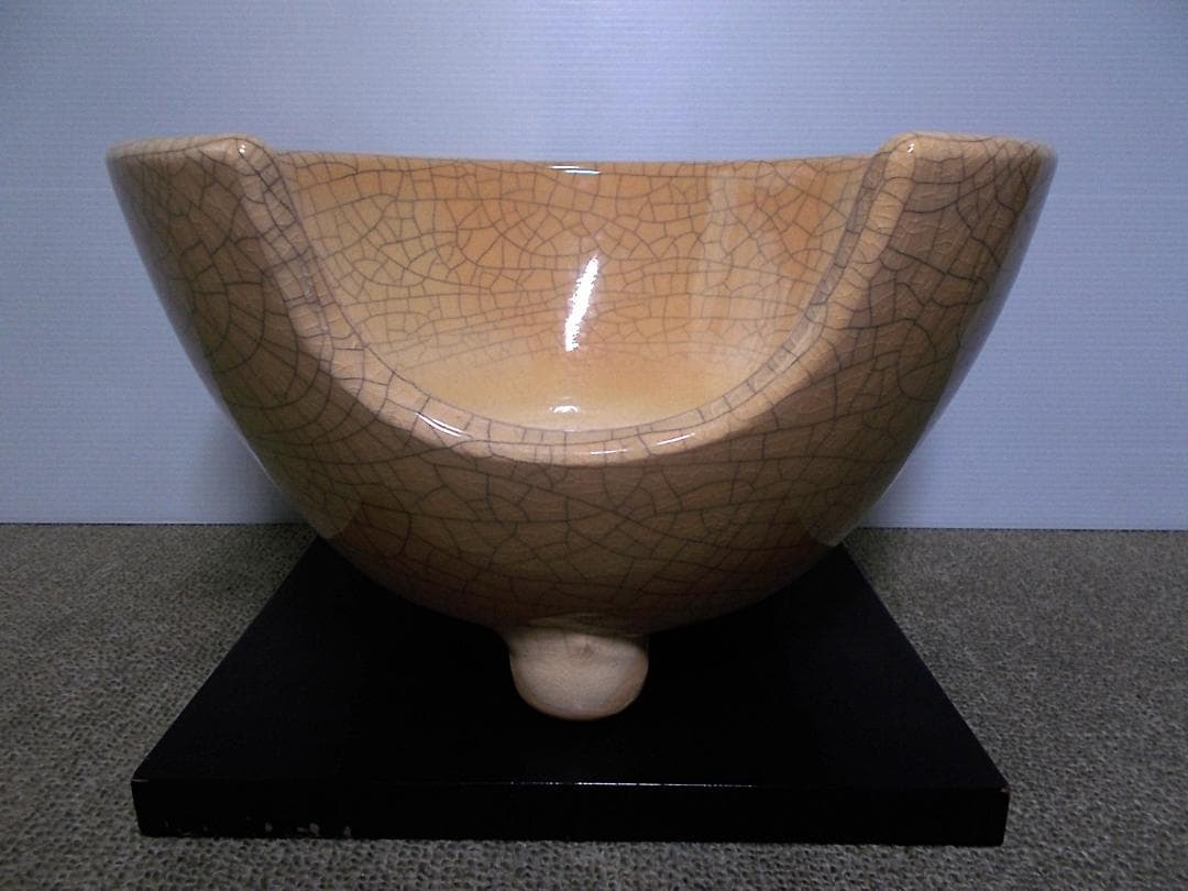 茶道具 薩摩焼枇杷色 風炉釜セット 未使用五徳 あじろ鉄 釜環 敷板 真鍮製火箸