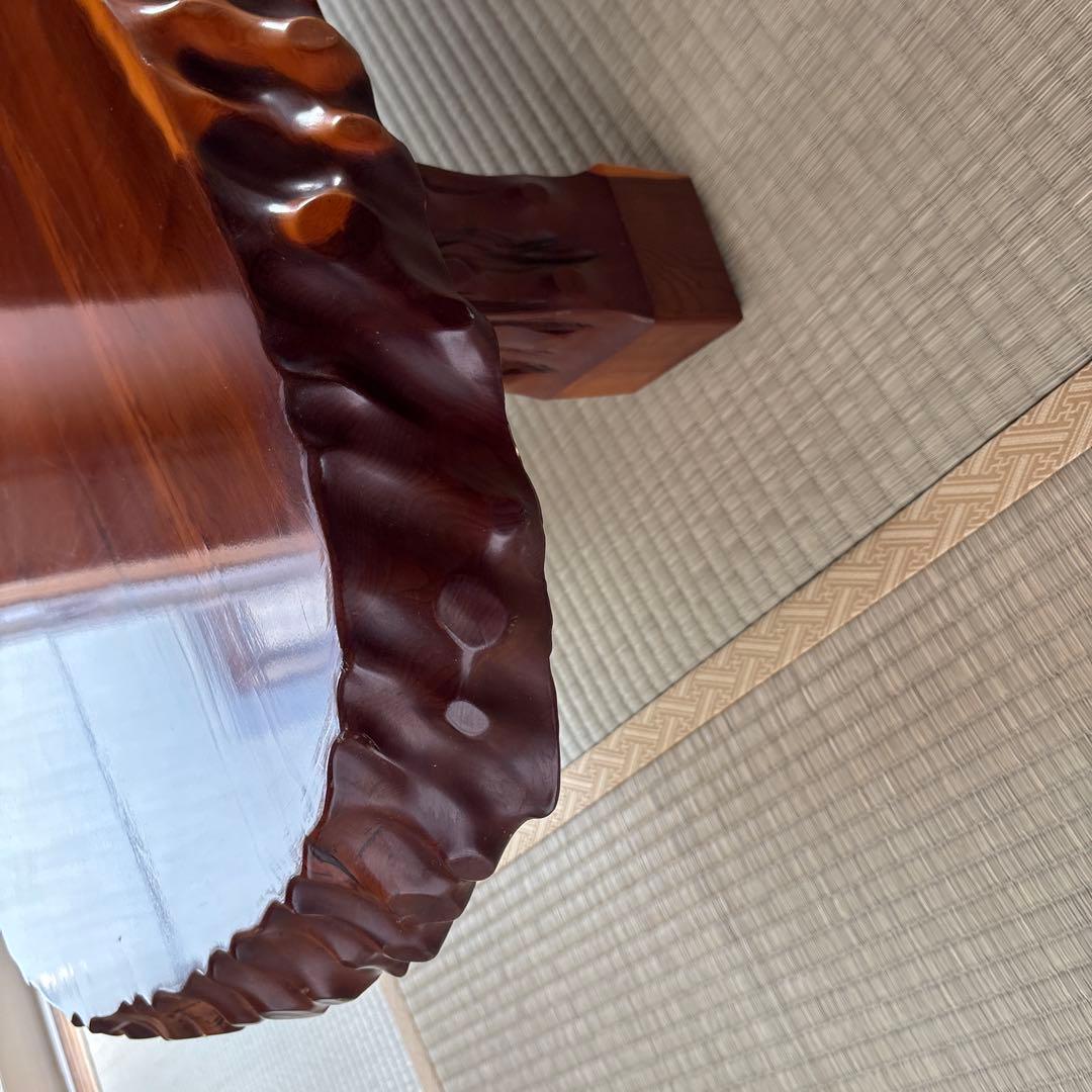 激震価格　最高級　天然無垢一枚板　ローテーブル　座卓　横長　貴重な逸品